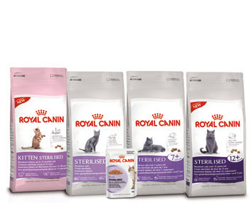 Alimentos especiales para gatos esterilizados